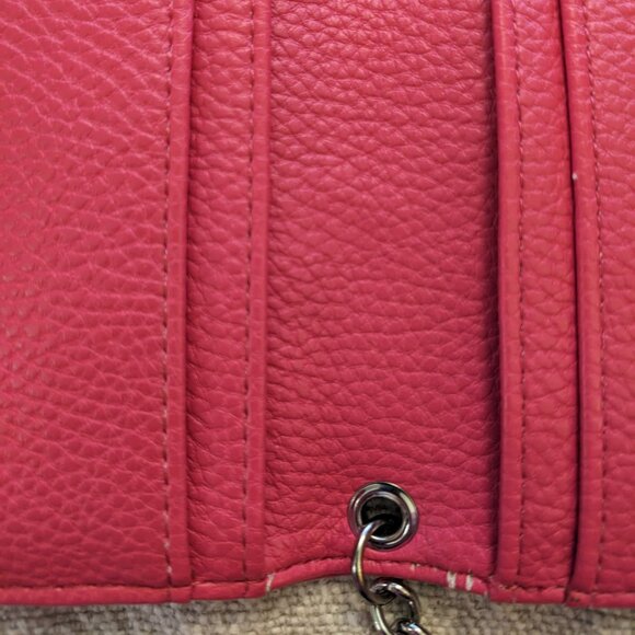 Steve Madden Hot Pink ID Credit Card Holder Keychain Wallet - Picture 11 of 11